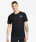 T-Shirt Running Nike Trail Black